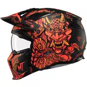 Trial Motorcycle Мотошлем Mt Мотошлемs STREETFIGHTER SV S HELLISH B5 Matt