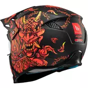 Trial Motorcycle Мотошлем Mt Мотошлемs STREETFIGHTER SV S HELLISH B5 Matt
