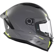 Mt Мотошлемs STINGER 2 SOLID A12 Full Face Motorcycle Мотошлем Gloss Grey