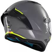 Mt Мотошлемs STINGER 2 SOLID A12 Full Face Motorcycle Мотошлем Gloss Grey