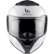 Modular Motorcycle Мотошлем P/J Mt Мотошлемs ATOM 2 SV SOLID A0 Gloss White