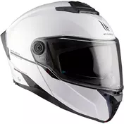Modular Motorcycle Мотошлем P/J Mt Мотошлемs ATOM 2 SV SOLID A0 Gloss White