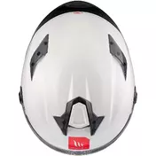Mt Мотошлемs TARGO S SOLID A0 Full Face Motorcycle Мотошлем Pearl Gloss White