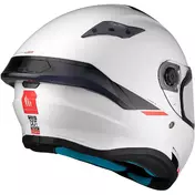Mt Мотошлемs TARGO S SOLID A0 Full Face Motorcycle Мотошлем Pearl Gloss White