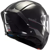 Modular Motorcycle Мотошлем P/J Mt Мотошлемs ATOM 2 SV SOLID A1 Gloss Black