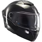 Modular Motorcycle Мотошлем P/J Mt Мотошлемs ATOM 2 SV SOLID A1 Gloss Black