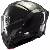 Modular Motorcycle Мотошлем P/J Mt Мотошлемs ATOM 2 SV SOLID A1 Gloss Black