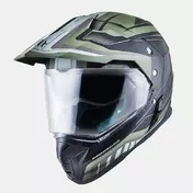 Integral Motorcycle Мотошлем Cross Enduro MT Мотошлемs Synchrony DuoSport Tourer Green Matt Black