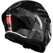 Mt Мотошлемs STINGER 2 TRON B12 Full Face Motorcycle Мотошлем Glossy