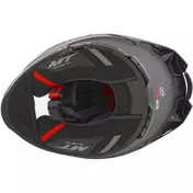 Full Face Motorcycle Мотошлем Mt Мотошлемs THUNDER 4 Sv SOLID A12 Matt Grey