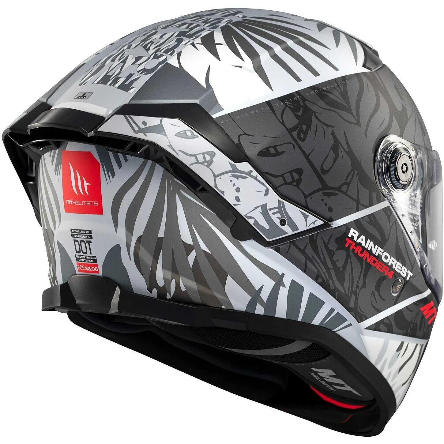 Full Face Motorcycle Мотошлем Mt Мотошлемs THUNDER 4 Sv RAINFOREST C2 Matt