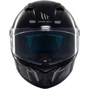 Mt Мотошлемs STINGER 2 SOLID A11 Full Face Motorcycle Мотошлем Gloss Black