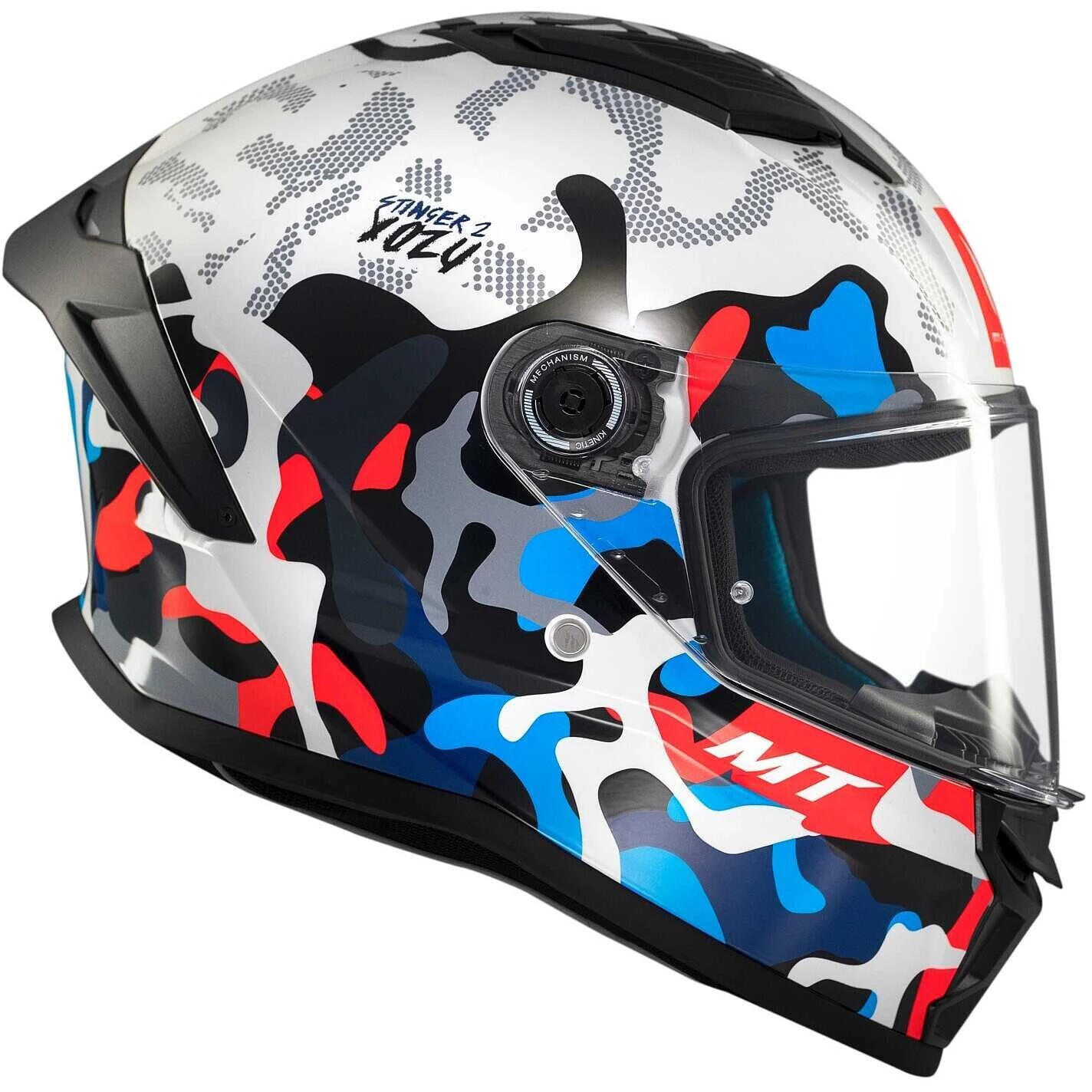 Mt Мотошлемs STINGER 2 YOZU A7 Full Face Motorcycle Мотошлем Glossy