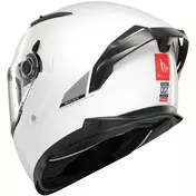 Mt Мотошлемs BRAKER SV SOLID A0 Full Face Motorcycle Мотошлем Pearl Gloss White