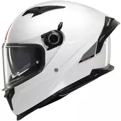 Mt Мотошлемs BRAKER SV SOLID A0 Full Face Motorcycle Мотошлем Pearl Gloss White