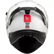 Mt Мотошлемs BRAKER SV SOLID A0 Full Face Motorcycle Мотошлем Pearl Gloss White