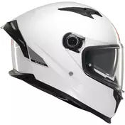 Mt Мотошлемs BRAKER SV SOLID A0 Full Face Motorcycle Мотошлем Pearl Gloss White