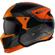 Motorcycle Мотошлем Trial Mt Мотошлем STREETFIGHTER SV S Totem B4 Orange Matt