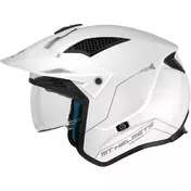 Mt Мотошлемs DISTRICT SV S SOLID A0 Glossy White Motorcycle Jet Мотошлем