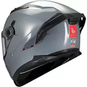 Full Face Motorcycle Мотошлем Mt Мотошлемs BRAKER SV SOLID A12 Glossy Grey