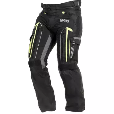 GMS EVEREST Touring Motorcycle мотоштаны Black Anthracite Yellow