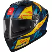 Full Face Motorcycle Мотошлем Mt Мотошлемs BRAKER SV FURY C17 Glossy
