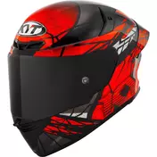 Kyt TT-REVO COMBUSTION Full Face Motorcycle Мотошлем Matt Red
