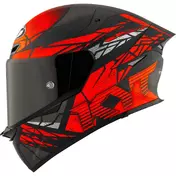 Kyt TT-REVO COMBUSTION Full Face Motorcycle Мотошлем Matt Red