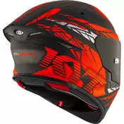 Kyt TT-REVO COMBUSTION Full Face Motorcycle Мотошлем Matt Red