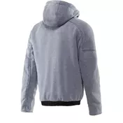 Dainese BOVISA SAFETY FULL ZIP Motorcycle Sweatshirt Grey Melange Black