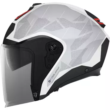 AGV IRIDES TRIESTE Jet Motorcycle Мотошлем Black White Red