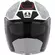 AGV IRIDES TRIESTE Jet Motorcycle Мотошлем Black White Red