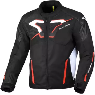 Macna Tazar 2.0 Motorcycle мотокуртка Black White Red