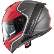 Premier Integral Motorcycle Мотошлем DEVIL PH17BM Matt Gray Red