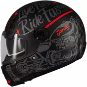 Custom Retro Motorcycle Мотошлем Mt Мотошлемss JARAMA SV ART E5 Matt