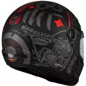 Custom Retro Motorcycle Мотошлем Mt Мотошлемss JARAMA SV ART E5 Matt