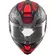 Premier Integral Motorcycle Мотошлем HYPER XR92BM Gray Red Matt
