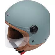 Tucano Urbano C1000 EL'JETTIN 6.0 Jet Motorcycle Мотошлем Matt Petrol Blue