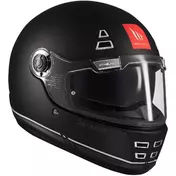 Custom Retro Motorcycle Мотошлем Mt Мотошлемss JARAMA SV SOLID B2 Matt Black