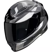 Scorpion EXO-491 ABILIS Full Face Motorcycle Мотошлем Black Silver White
