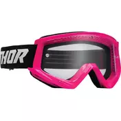 Thor COMBAT RACER Cross Enduro Motorcycle Mask очки Pink Fluo Black