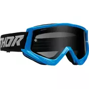 Thor COMBAT RACER SAND Blue Cross Enduro Motorcycle Mask маска