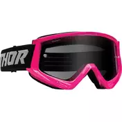 Thor COMBAT RACER SAND Pink Fluo Cross Enduro Motorcycle Mask маска