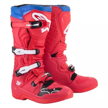 Alpinestars Tech 5 мотоботинки Red Blue Черный