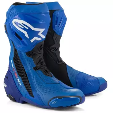 Alpinestars SUPERTECH R VENTED Motorcycle мотоботинки Blue Black