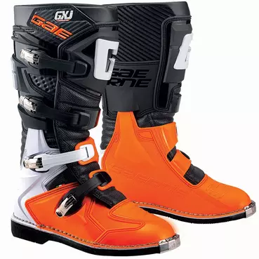 Gaerne Gxj Kid мотоботинки Black Orange Оранжевый