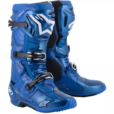 Alpinestars TECH 10 Blue Black Cross Enduro Motorcycle мотоботинки