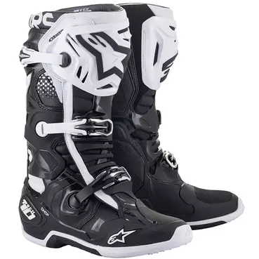 Alpinestars Tech 10 мотоботинки Black White Белый