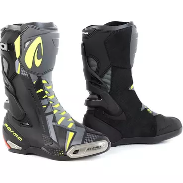Moto Racing мотоботинки Forma PHANTOM Black Gray Yellow FLuo