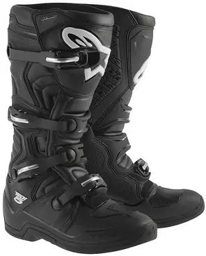 Cross Enduro Motorcycle мотоботинки Alpinestars Tech 5 Black Black